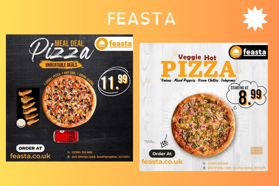 Feasta Pizza โ Organic Social Media case study